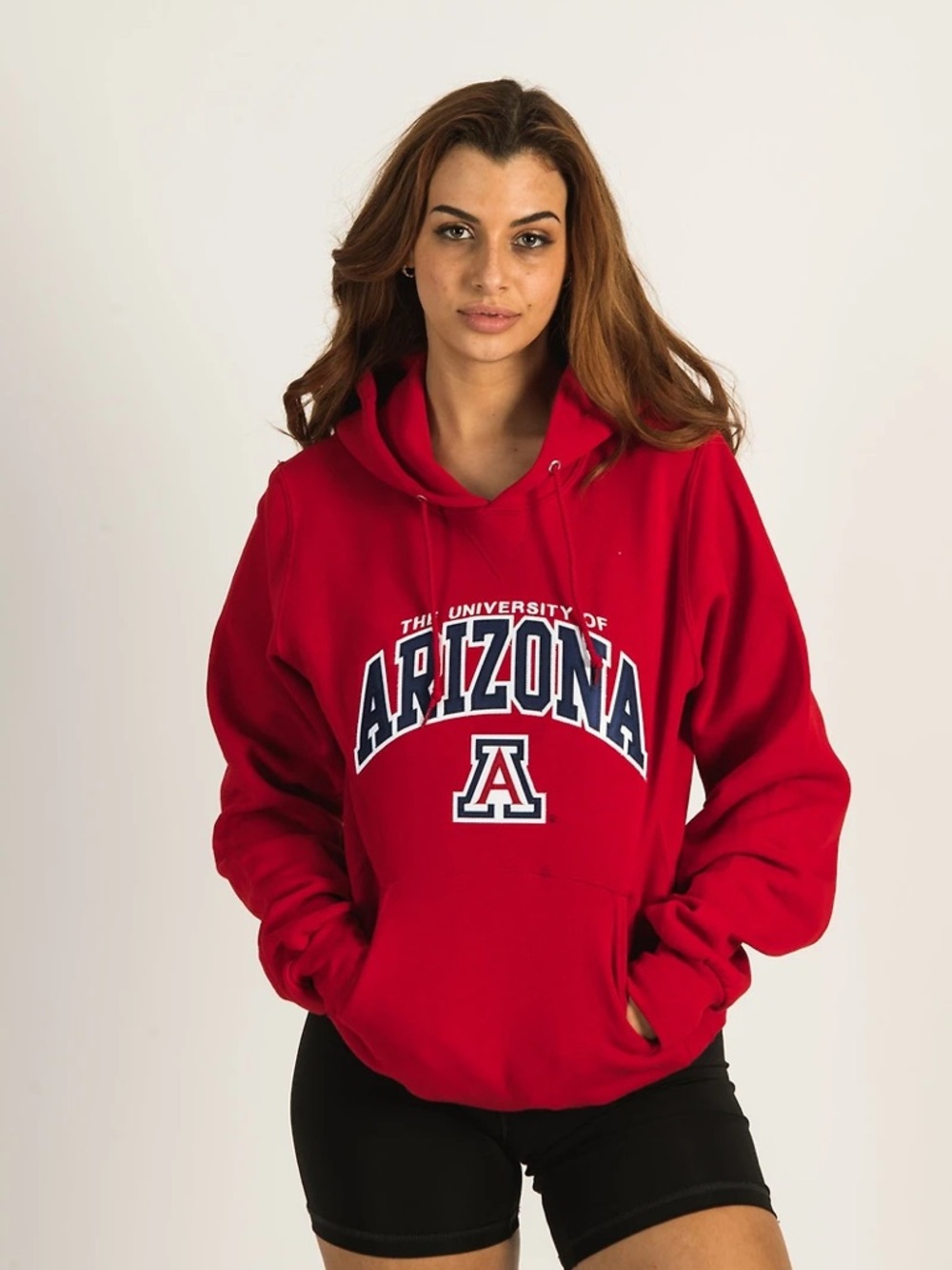 NCAA University of Arizona red unisex hoodie size large